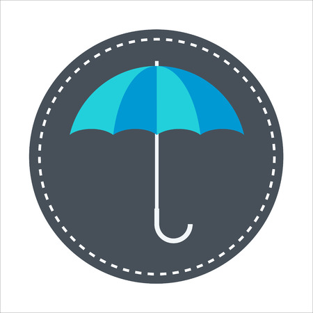 Insurance Flat style colorful, vector icon for info graphics, websites, mobile and print media.のイラスト素材