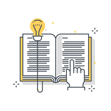 Color line, general knowledge illustration, icon, background and graphics. The illustration is colorful, flat, vector, pixel perfect, suitable for web and print. Linear stokes and fills.の写真素材