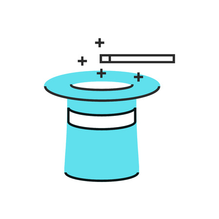 Sweets icon, solution concept illustration, icon, background and graphics. The illustration is colorful, flat, pixel perfect, suitable for web and print. It is linear stokes and fills.のイラスト素材