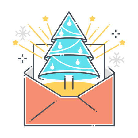 Growth related color line vector icon, illustration. The icon is about plant, start up, planning, budget, company, finance. The composition is infinitely scalable.のイラスト素材