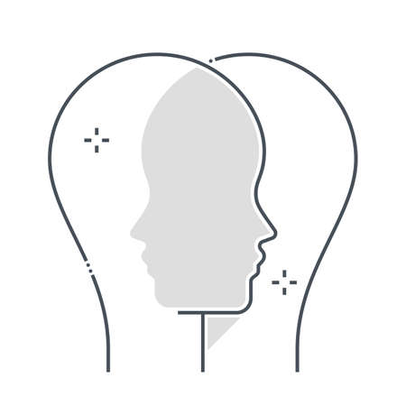 Crossing swords related color line vector icon, illustration. The icon is about weapon, fight, match, crossed, win, combat. The composition is infinitely scalable.のイラスト素材