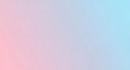 A soft, smooth gradient background transitioning diagonally from a gentle light pink on the left to a calm light blue on the right. The pastel colors create a minimal, modern, and serene abstract wallpaper.の素材