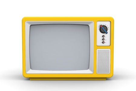 3D model of vintage television