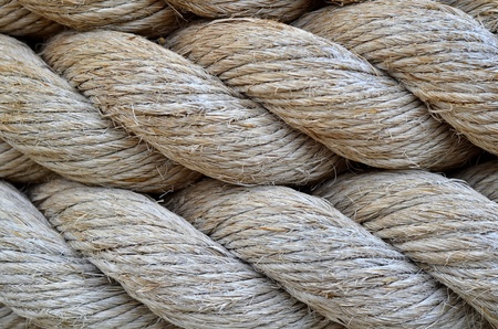 Abstract Background Texture Of Thick, Strong Ropeの写真素材