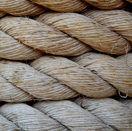 A Background Texture Of Grungy Old Ropeの写真素材