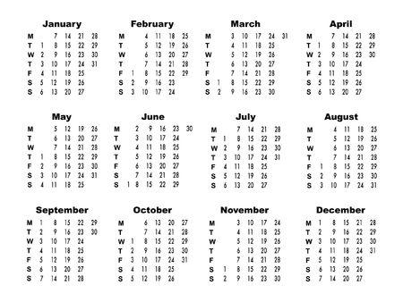 Calendar on 2008の写真素材
