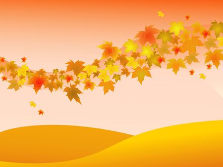 Wind motion leafsの写真素材