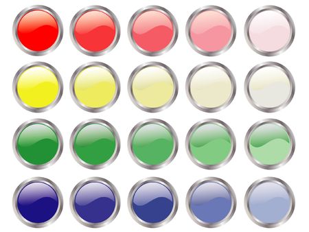 Color blank buttonの写真素材