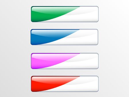 Gloss buttonの写真素材