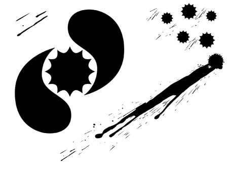 Oil logoの写真素材