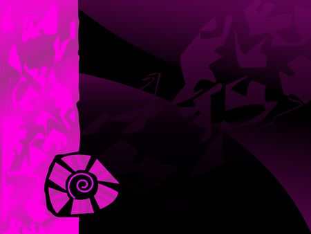 Pink black background with flowerの写真素材