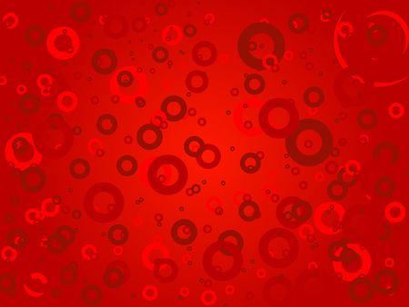 Sparse red circlesの写真素材