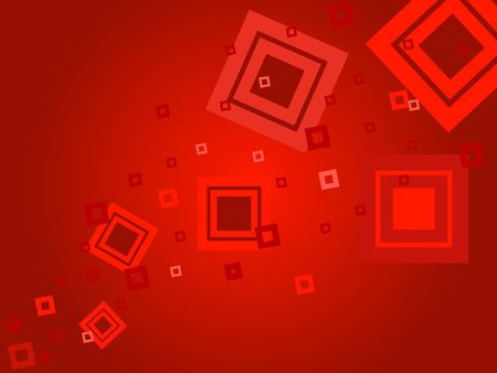 Red squaresの写真素材