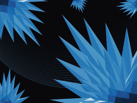 Blue crystalの写真素材