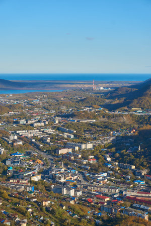City of Petropavlovsk-Kamchatskyの写真素材