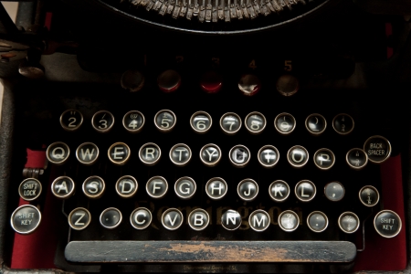 Antique typewriterの写真素材