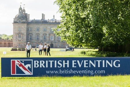 HOUGHTON, NORFOLK/ENGLAND - May 27th 2017: Houghton International Horse Trials 2017 Including cross country, eventing, show jumping and dressage at the top levelのeditorial素材