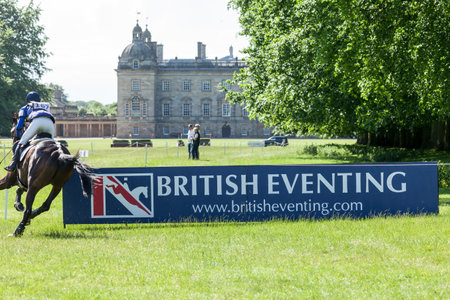 HOUGHTON, NORFOLK/ENGLAND - May 27th 2017: Houghton International Horse Trials 2017 Zoe Wilkinson riding Craignure. Including cross country, eventing, show jumping and dressage at the top levelのeditorial素材