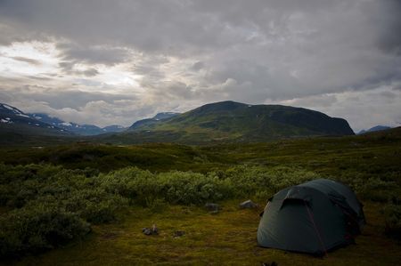 Mountains in Swedenの写真素材