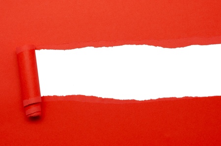 Torn Paper and space for text with white background 