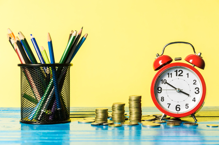 Financial for education concept. Back to school concept.の写真素材