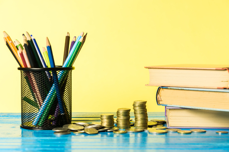 Financial for education concept. Back to school concept.の写真素材