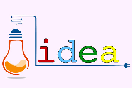 Thinking creative an ideas concept, business idea, innovation and solution.のイラスト素材