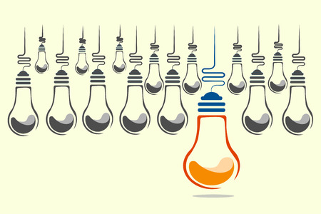 Leadership, teamwork thinking creative an ideas concept.のイラスト素材