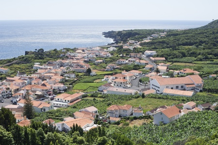 Small village of Ribeiras in Pico island, Azores