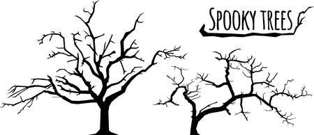 Tree silhouettesのイラスト素材