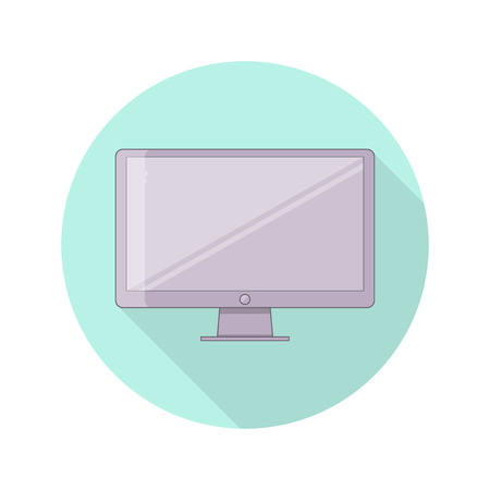 PC monitor icon.のイラスト素材
