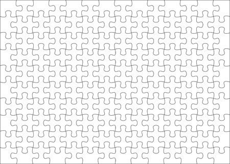 Puzzle background template 14x10 usefull for masking photo and illustrationの写真素材