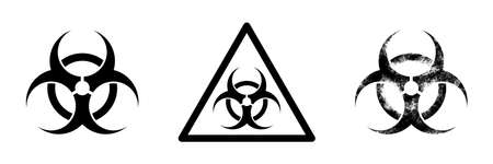 Pandemic Symbol Series Isolated on Whiteの写真素材
