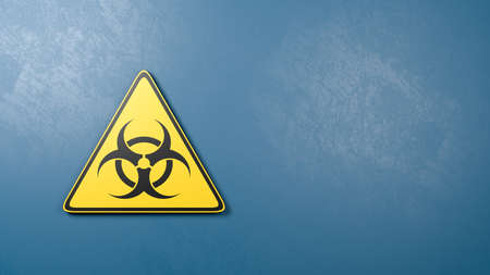 Pandemic Symbol Triangle on the Wall