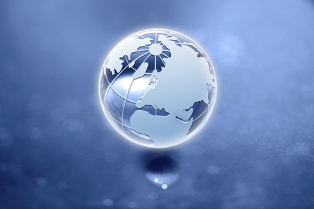 The globe is incredible, fantastic composition and atmosphereの写真素材