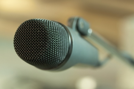 Musical equipment photographed in a nightclub, macroの写真素材
