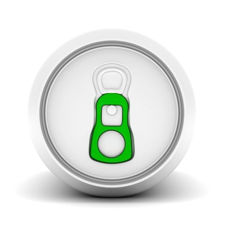 Image sealed aluminum can with a drinkの写真素材