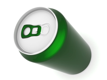Image sealed aluminum can with a drinkの写真素材