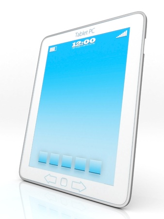 Image of computer technology on a white background isolatedの写真素材