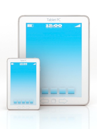 Image of computer technology on a white background isolatedの写真素材