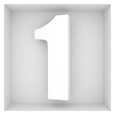 beautiful volume number on the gray backgroundの写真素材