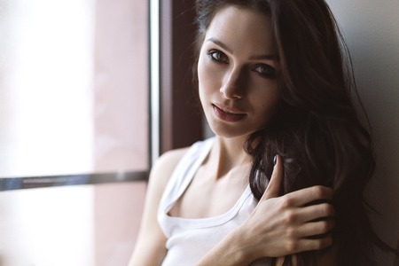 Photo very beautiful and sexy woman