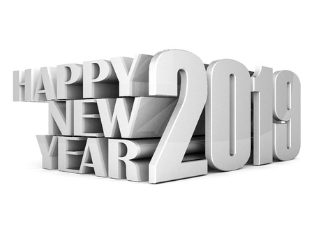 New Year's Eve, and Christmas is the best holiday. 3D illustrationの写真素材