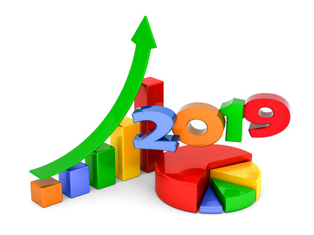 New Year's Eve, and Christmas is the best holiday. 3D illustrationの写真素材