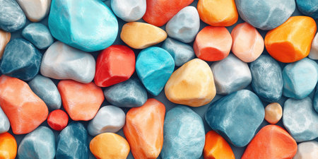 Landscape photography, river rocks of multiple colors, vibrant, smooth rocks, top view, fantasy, dramalike, backdrop, 4k image, Canon EOS R5. --ar 2:1 --style raw --sref 3293261333 --stylize 400 --v 6.1 Job ID: c8fa991a-2d7b-4da5-96f6-89882c46d23bの素材