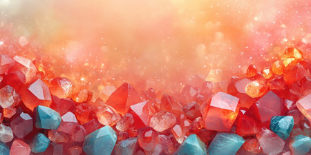 photographic background, full of Garnet stones, Color: Typically deep red, but can also be orange, pink, purple, brown, or even green. Transparency: Transparent to translucent. Hardness: Hard, rated 6.5 to 7.5 on the Mohs scale, Studio lighting top view, 4k image, Canon EOS R5. --ar 2:1 --style raw --sref 3293261333 --stylize 400 --v 6.1 Job ID: 072a329f-42d4-47b9-a5d4-84c199f3e703の素材