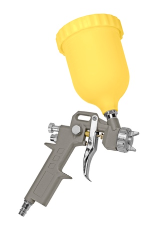 spray gun to paint. isolated on a white background.の写真素材