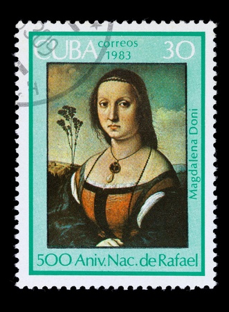 CUBA - CIRCA 1983: A stamp printed by CUBA shows  Magdalena Doni, circa 1983の写真素材