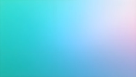 A smooth gradient transitioning from cool blue to bright teal, perfect for a calming backgroundの素材