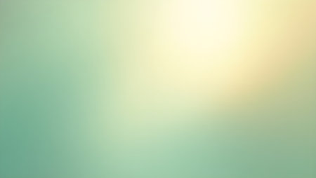 Smooth gradient colour mint green, gold and creamの素材
